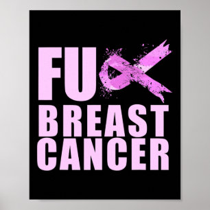 Affiche Cancer Du Ruban Rose Pour La Sensibilisation Au Ca