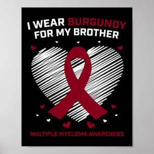 Affiche Cancer du sang Bourgogne Frère Myélome multiple Aw