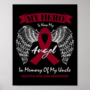 Affiche Cancer Du Sang En Mémoire De L'Oncle Myélome Multi