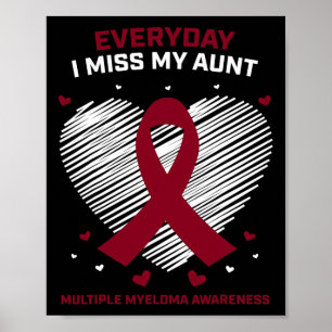 Affiche Cancer Du Sang En Mémoire De Ma Tante Myélome Mult