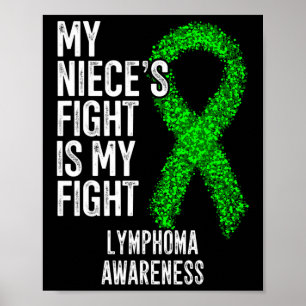 Affiche Cancer du Sang La lutte de ma nièce est ma lutte L