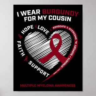 Affiche Cancer du Sang Porter la Bourgogne Cousine multipl
