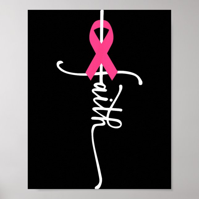Affiche Cancer du sein Foi Cancer du sein Sensibilisation  (Devant)
