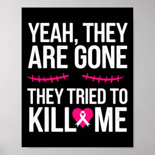Affiche Cancer du sein Mastectomie de survivant Ils sont p