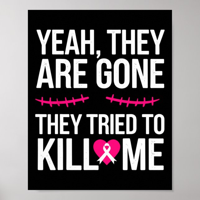 Affiche Cancer du sein Mastectomie de survivant Ils sont p (Devant)