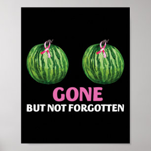 Affiche Cancer Du Sein Mastectomie Survivante Est Parti, M