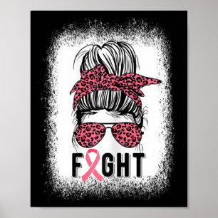 Affiche Cancer du sein Soutien du ruban rose Cancer du sei