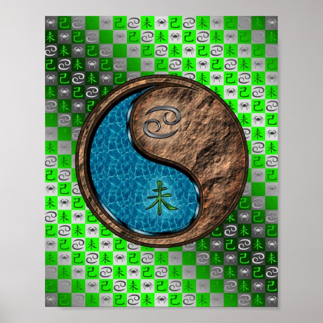 Affiche Cancer et chèvre terrestre (Devant)