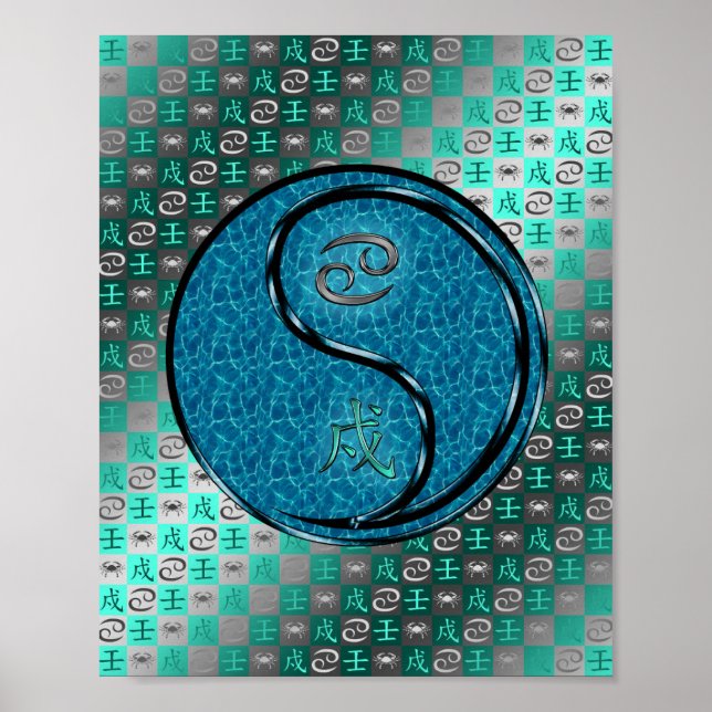 Affiche Cancer et chien d'eau (Devant)