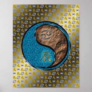 Affiche Cancer et dragon terrestre