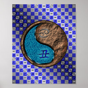 Affiche Cancer et ox de la Terre