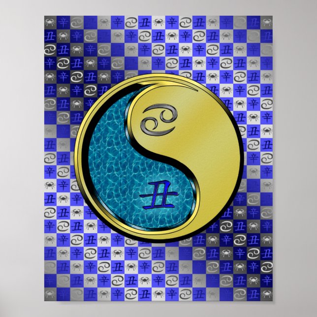 Affiche Cancer et oxe métallique (Devant)