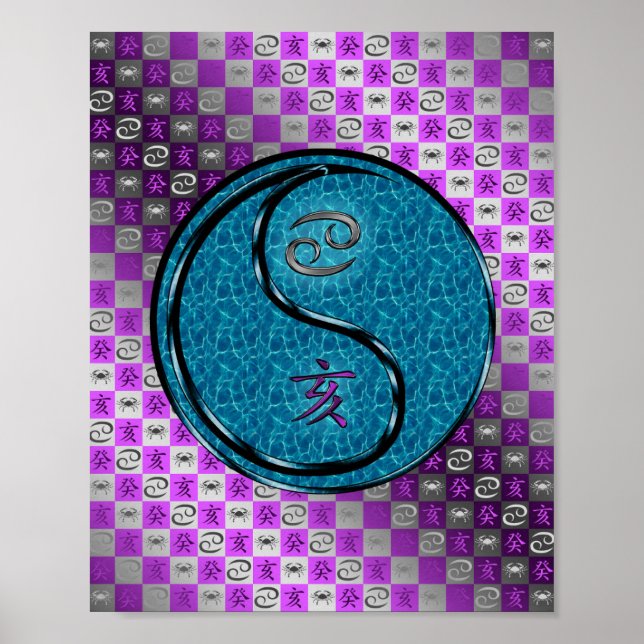 Affiche Cancer et plan d'eau (Devant)