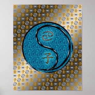 Affiche Cancer et rat d'eau