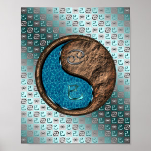 Affiche Cancer et serpent de la Terre