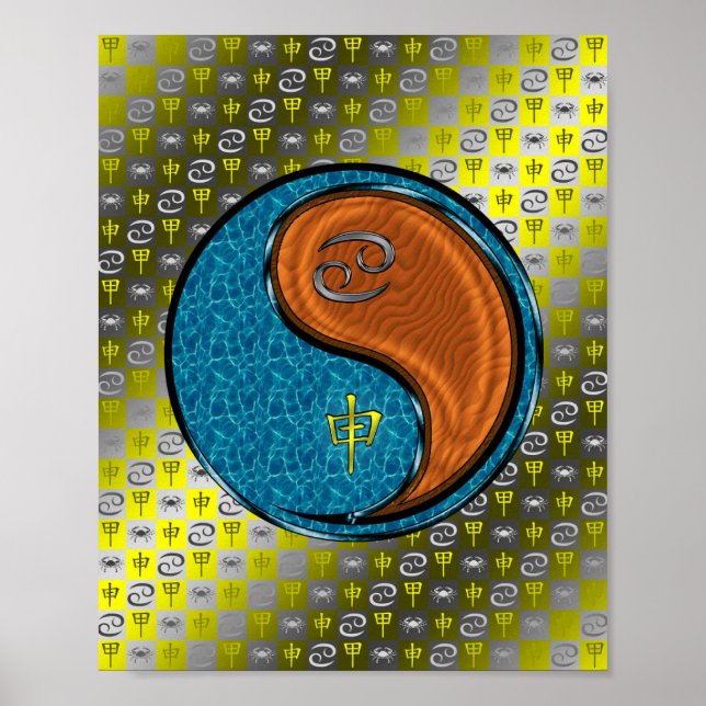 Affiche Cancer et singe du bois (Devant)