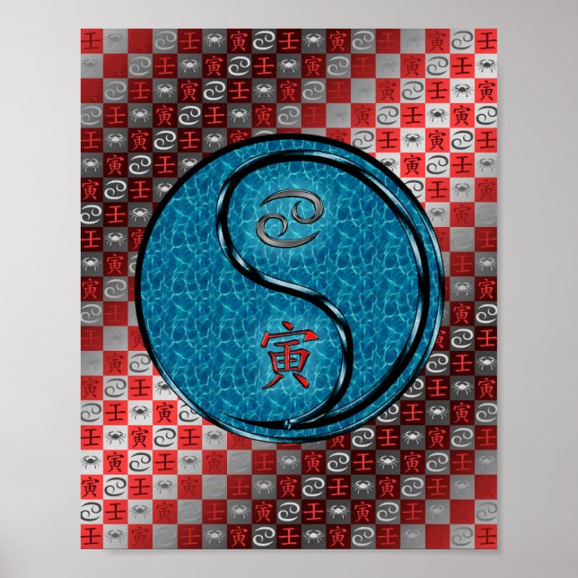 Affiche Cancer et tigre d'eau (Devant)