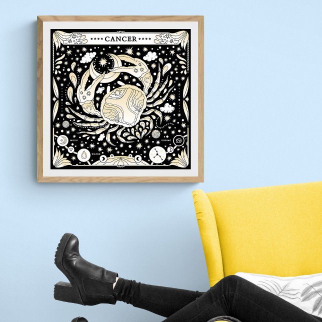 Affiche Cancer : le céleste aidant (Créateur téléchargé)