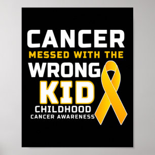 Affiche Cancer Mis Au Courant Avec Le Mauvais Cancer De L'
