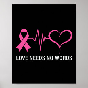 Affiche Cancer Pink Ribbon Sensibilisation au cancer