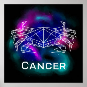 Affiche Cancer Zodiac