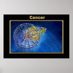 Affiche Cancer Zodiac Astrologie