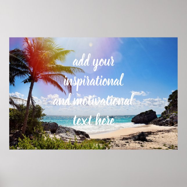 Affiche Cancun Mexique (Devant)