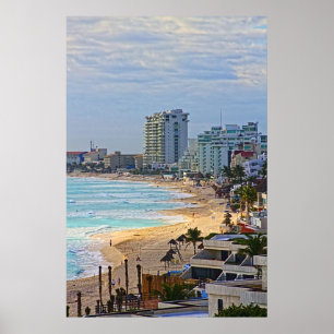 Affiche Cancun Mexique