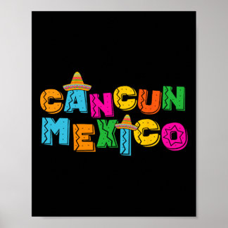 Affiche Cancun Mexique 