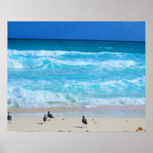 AFFICHE CANCUN OCÉAN #2