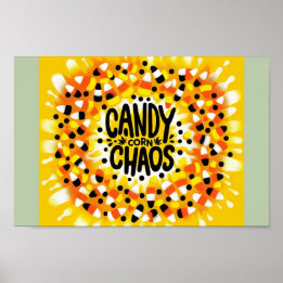 Affiche Candy Chaos : Halloween Cravate-Dye