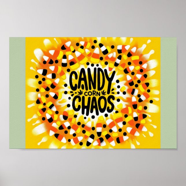 Affiche Candy Chaos : Halloween Cravate-Dye (Devant)