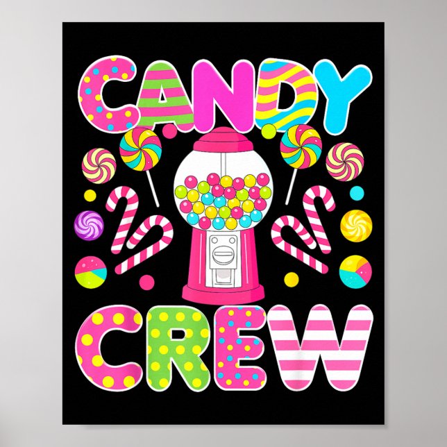 Affiche Candy Crew Candy Costume Women Candy Land Kids Swe (Devant)