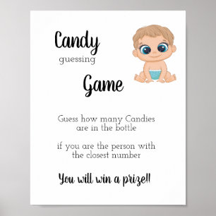 Affiche Candy Devant Jeu Baby Boy
