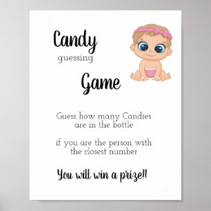 Affiche Candy Gualing Game Baby Girl