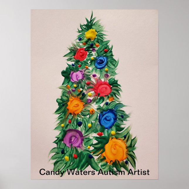 Affiche Candy Waters Artiste de l'autisme (Devant)