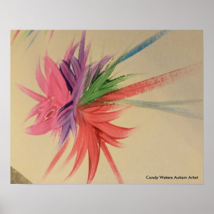 Affiche Candy Waters Artiste de l'autisme