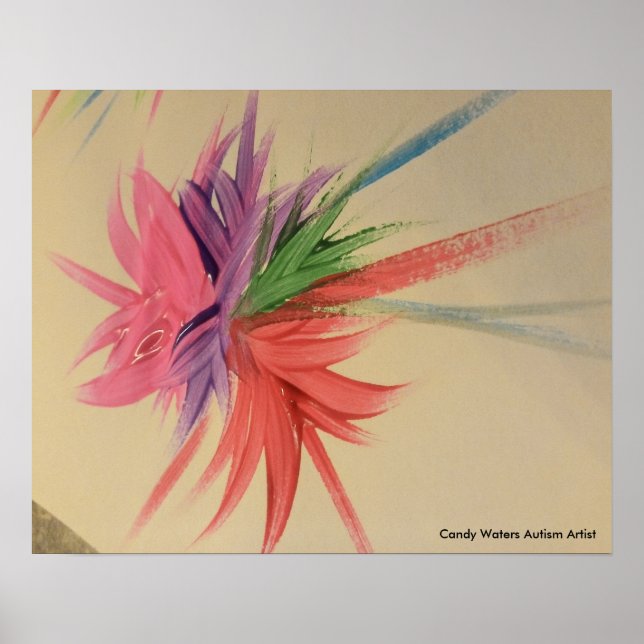 Affiche Candy Waters Artiste de l'autisme (Devant)