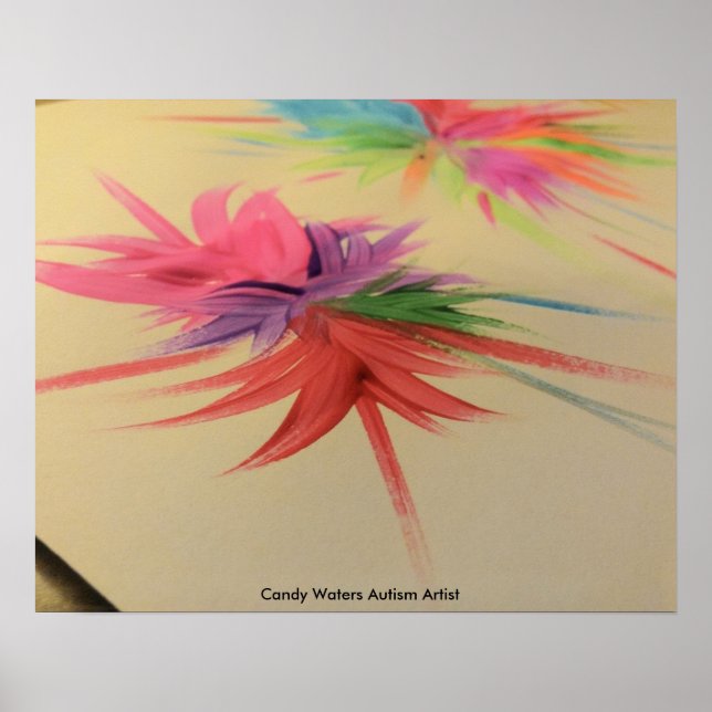 Affiche Candy Waters Artiste de l'autisme (Devant)