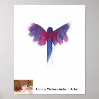 Affiche Candy Waters Artiste de l'autisme