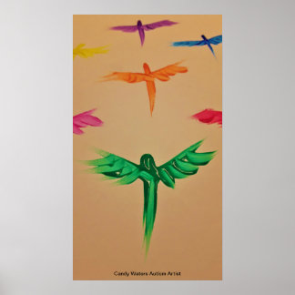 Affiche Candy Waters Artiste de l'autisme