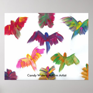 Affiche Candy Waters Artiste de l'autisme