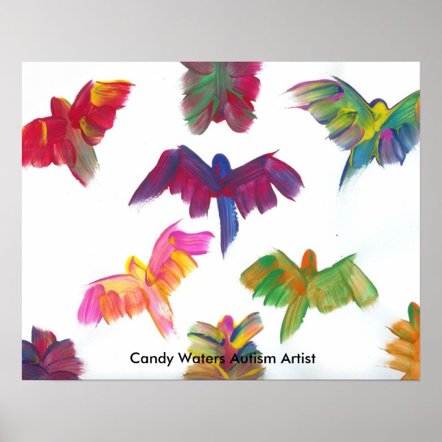 Affiche Candy Waters Artiste de l'autisme (Devant)