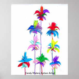 Affiche Candy Waters Artiste de l'autisme