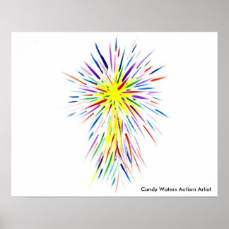 Affiche Candy Waters Artiste de l'autisme