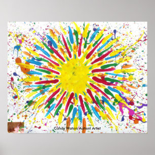 Affiche Candy Waters Artiste de l'autisme