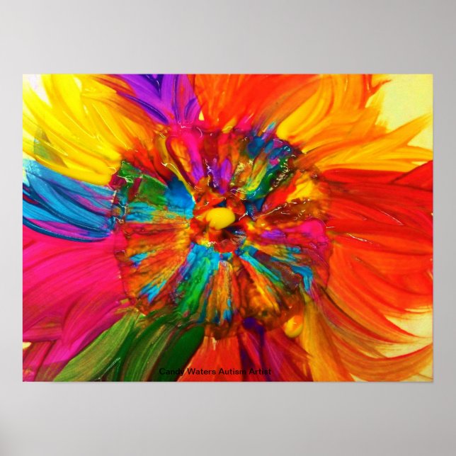 Affiche Candy Waters Artiste de l'autisme (Devant)