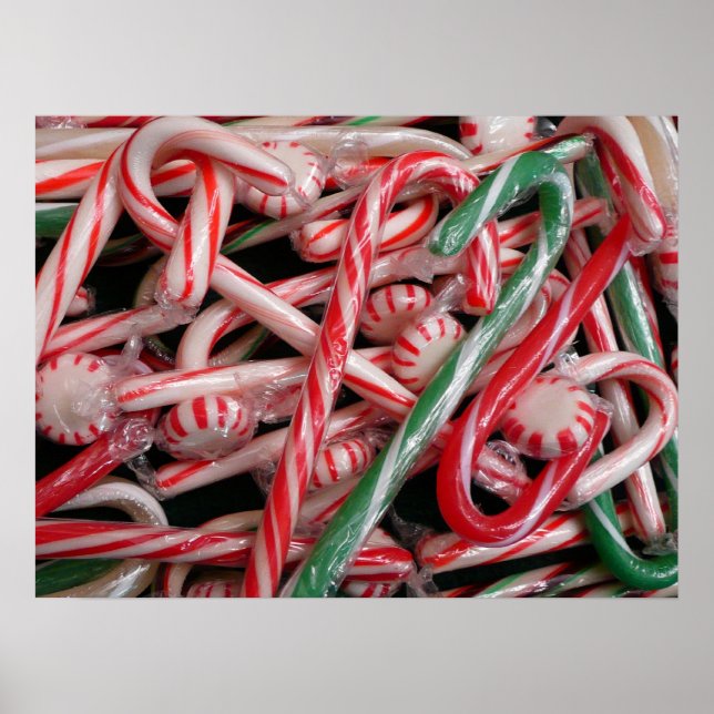 Affiche Canneberges et Menthes de Noël (Devant)