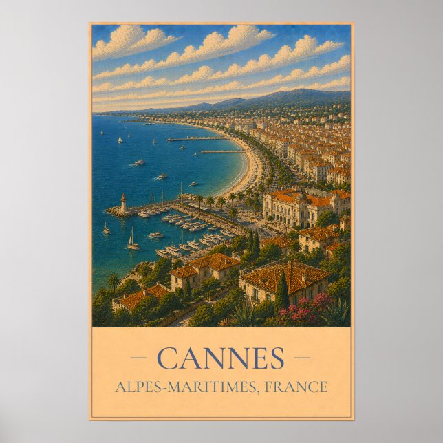 Affiche Cannes (Devant)