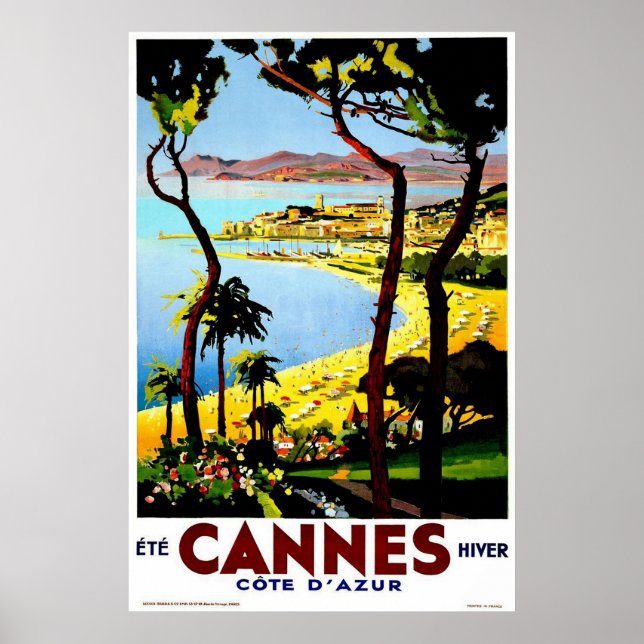 Affiche Cannes (Devant)